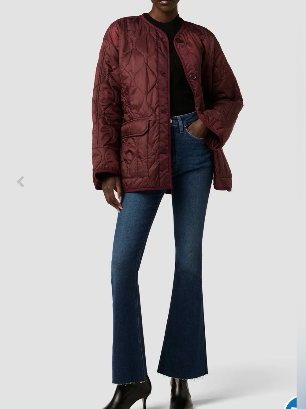 Hudson Jeans Oversized Quilted Jacket-NWOT-size Large